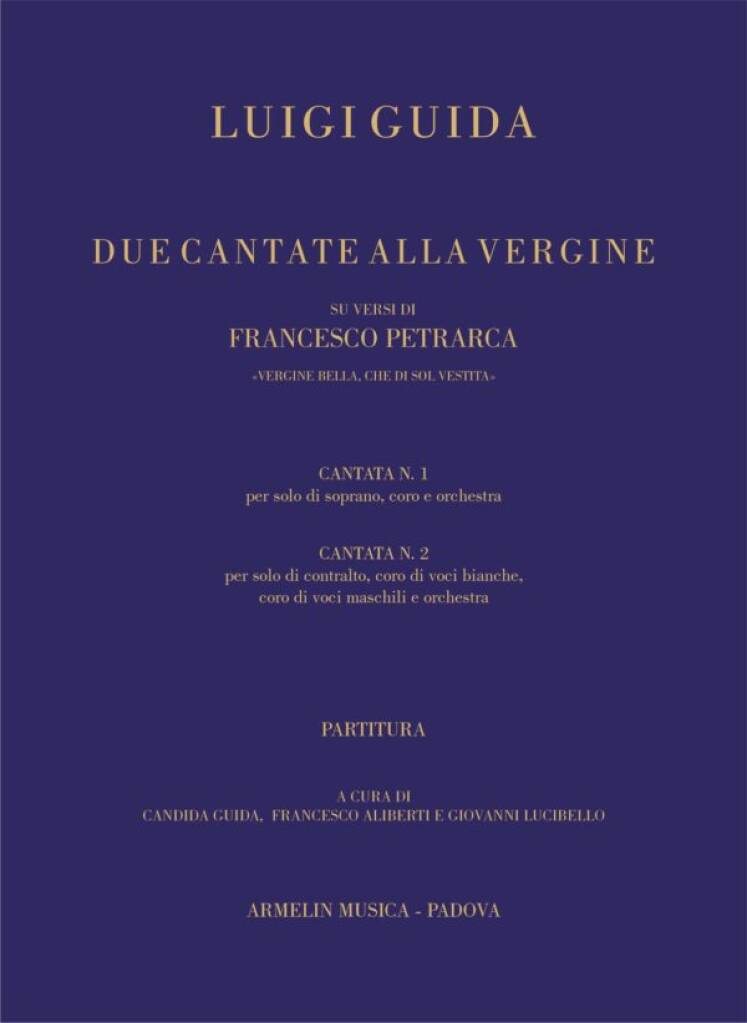 Due cantate alla Vergine : su versi di Francesco Petrarca (partitura)