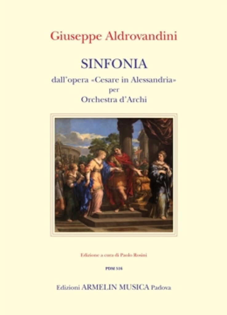Sinfonia dall'opera «Cesare in Alessandria». : Per orchestra d'archi