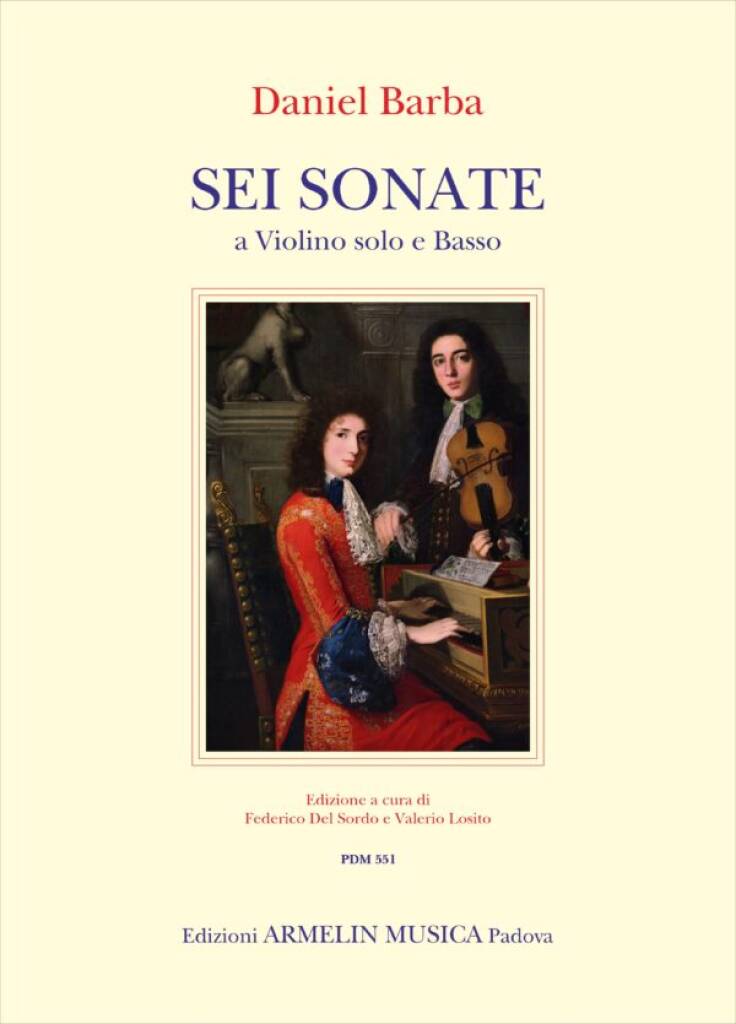 Sei sonate per Violino e B.C. : a violino solo e basso