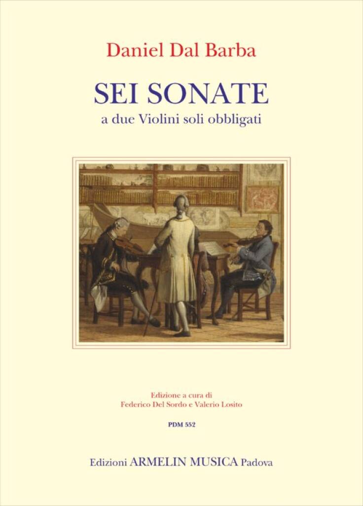 Sei sonate a due Violini : a due violini soli obbligati