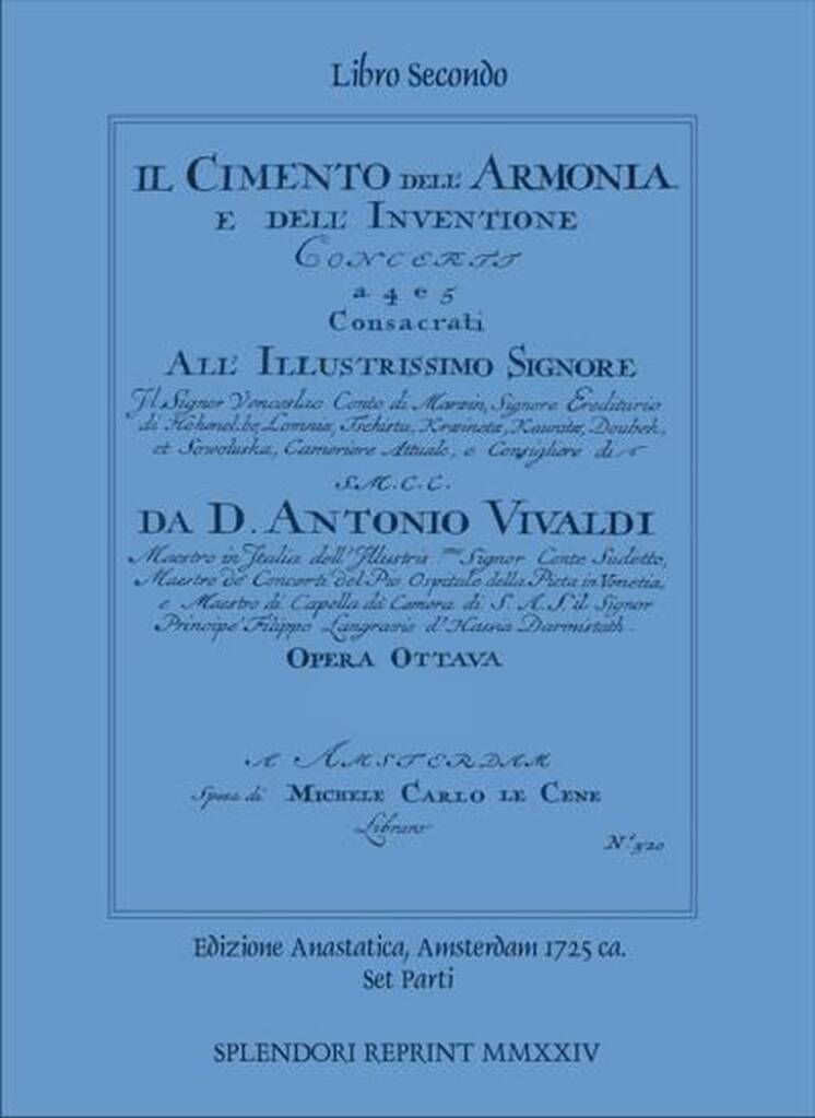 Il cimento dell?armonia e dell?inventione : Libro II