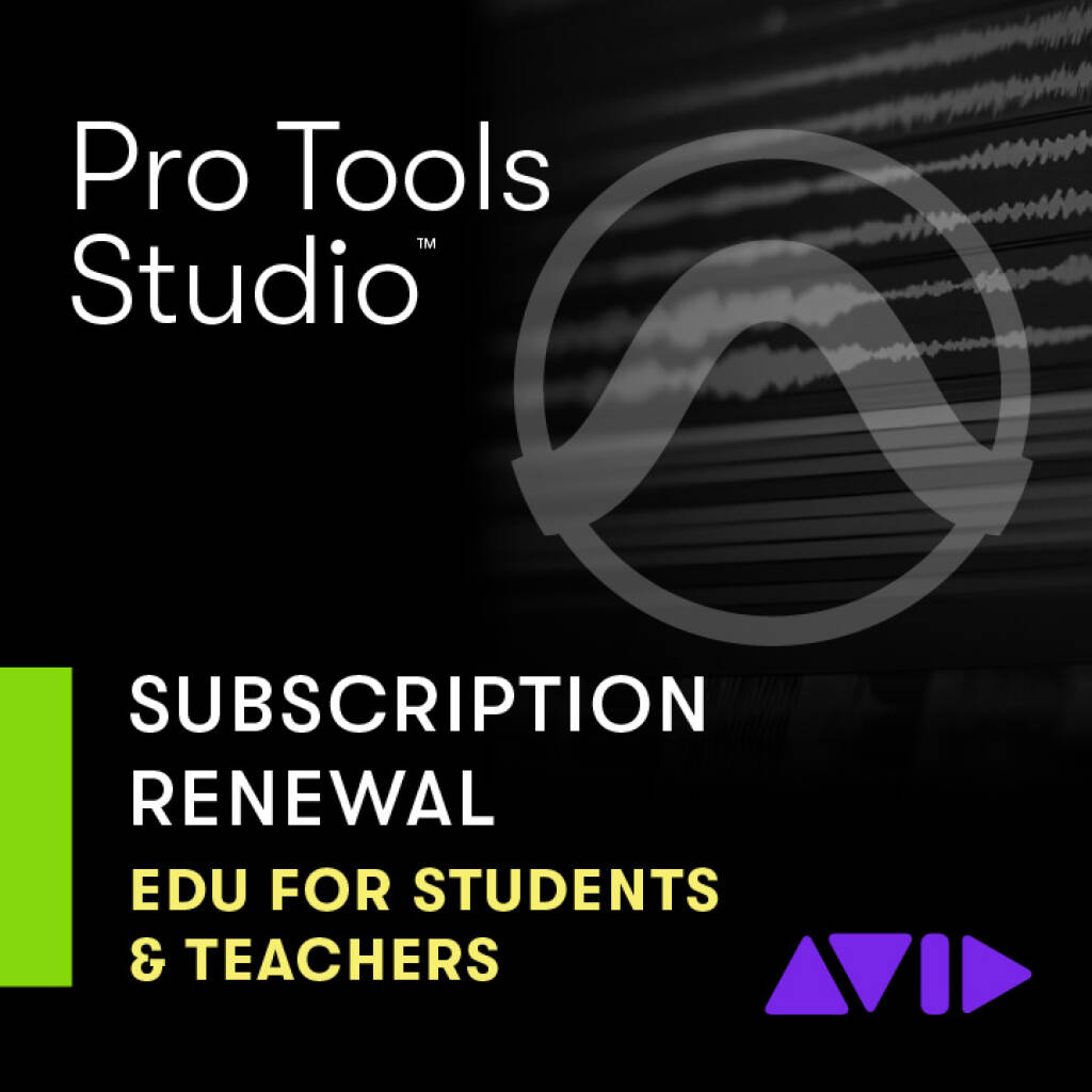 Pro Tools 1-Year Subscription Renewal digital - Education : ESD