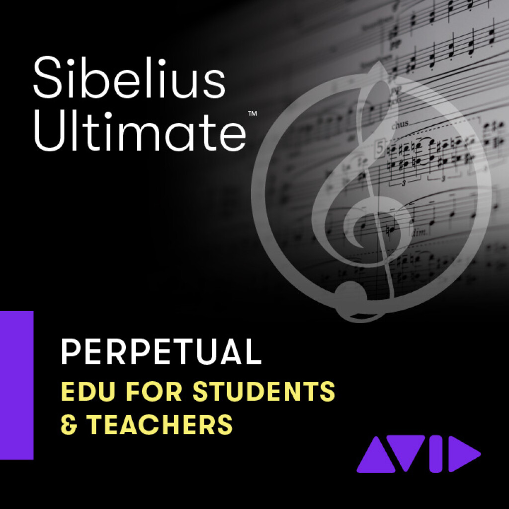 Sibelius Ultimate perpetual Education + 12 mdr. support ESD