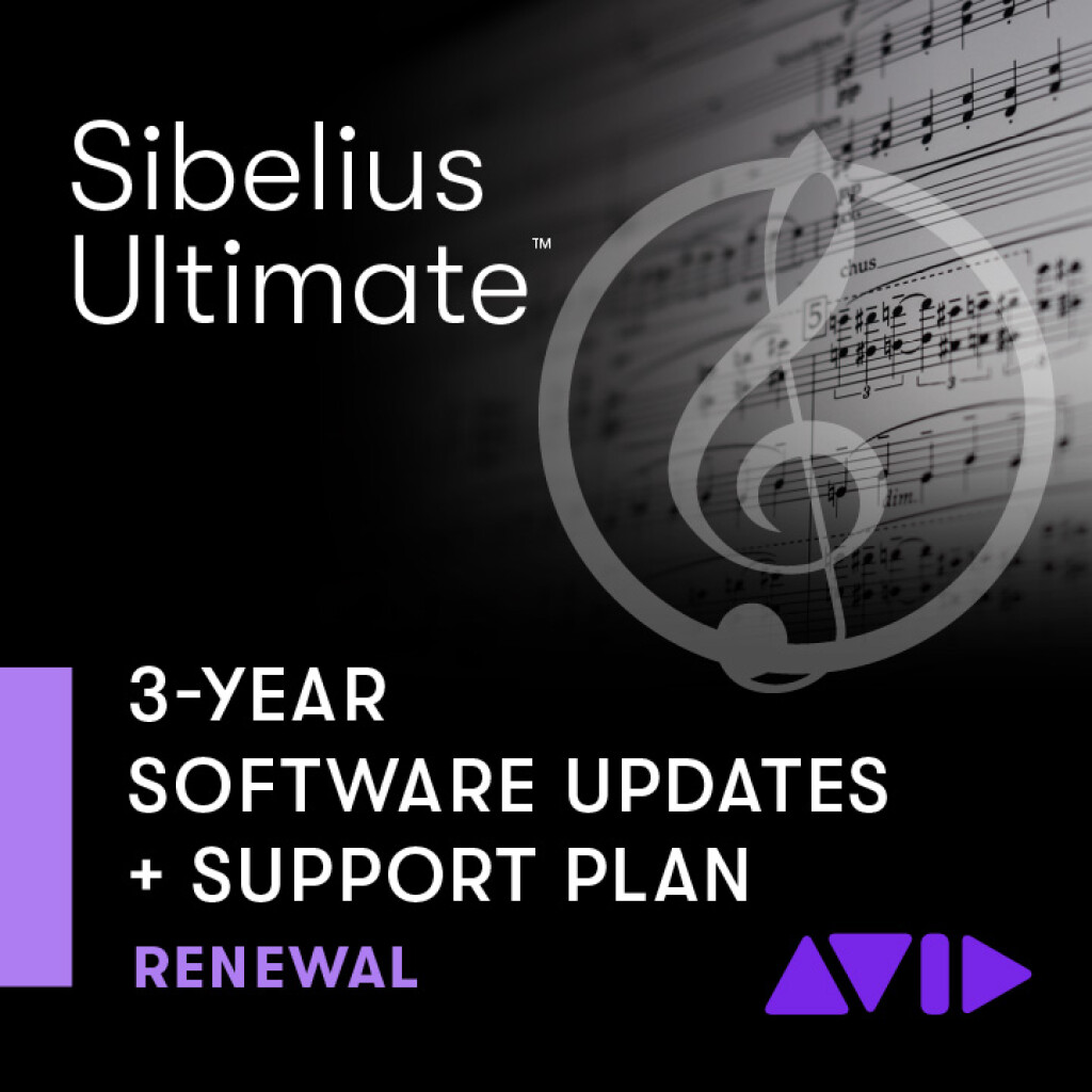 Sibelius- Ultimate 3-års opdatering & Support fornyelse : ESD