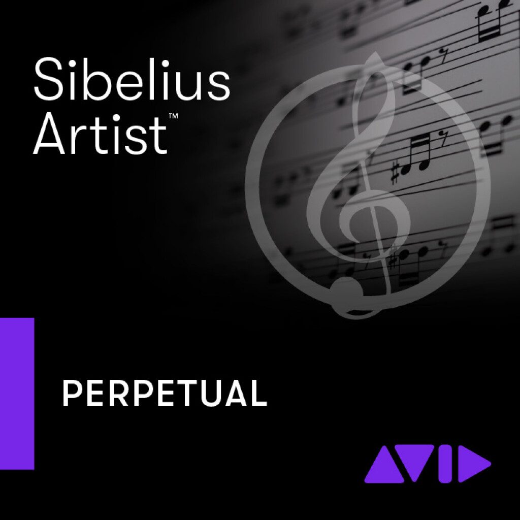 Sibelius Artist perpetual licens + 12 mdr. support ESD