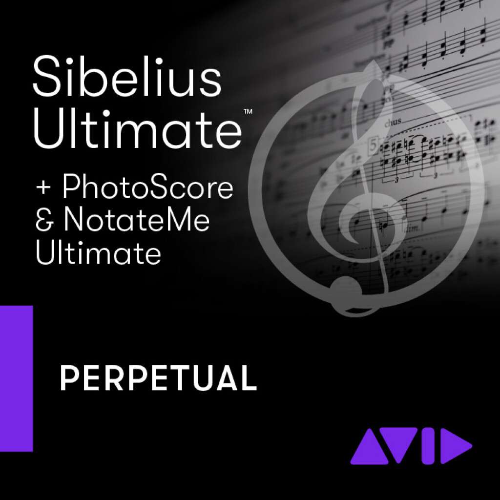 Sibelius Ultimate perpetual med PhotoScore og NotateMe ESD