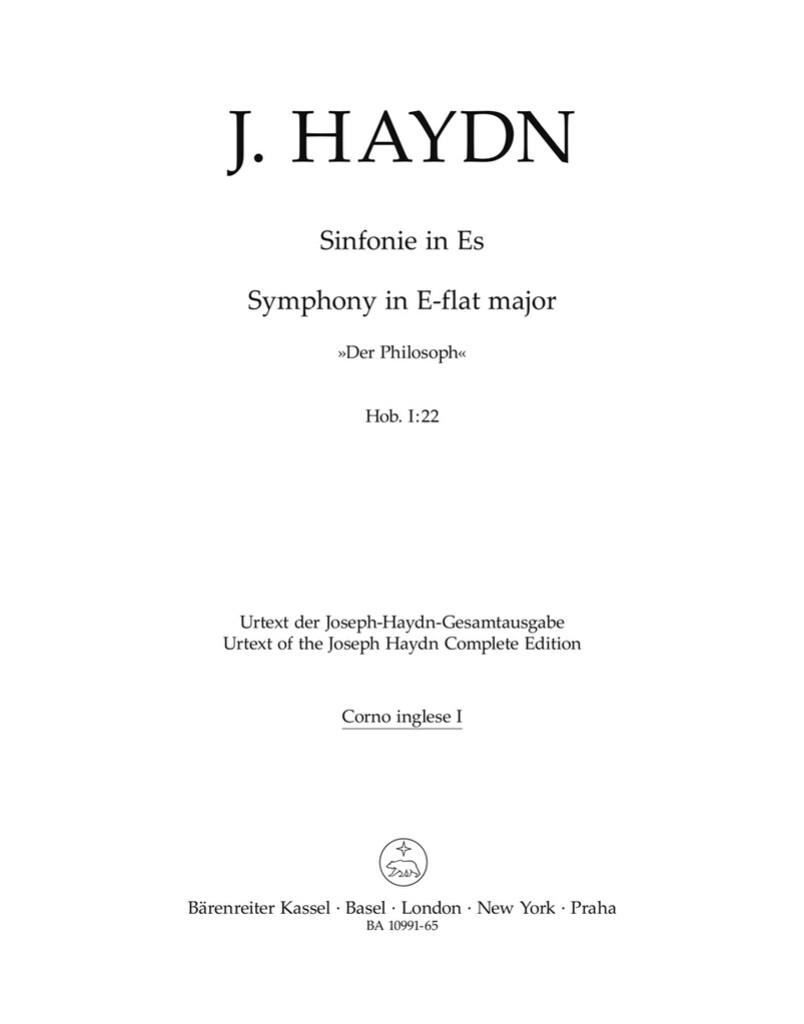 Symphony in E-flat Major Hob I:22 : Der Philosoph