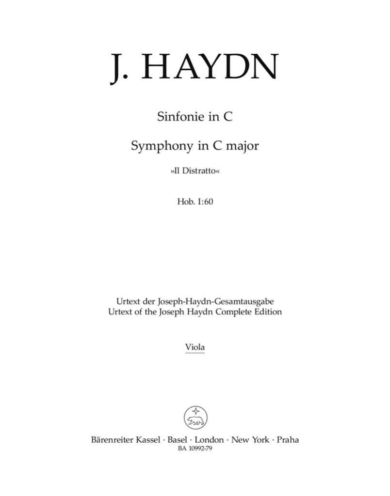 Symphony In C Major Hob. I:60 : Il Distratto