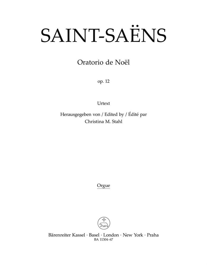Oratorio de Noël : Op. 12