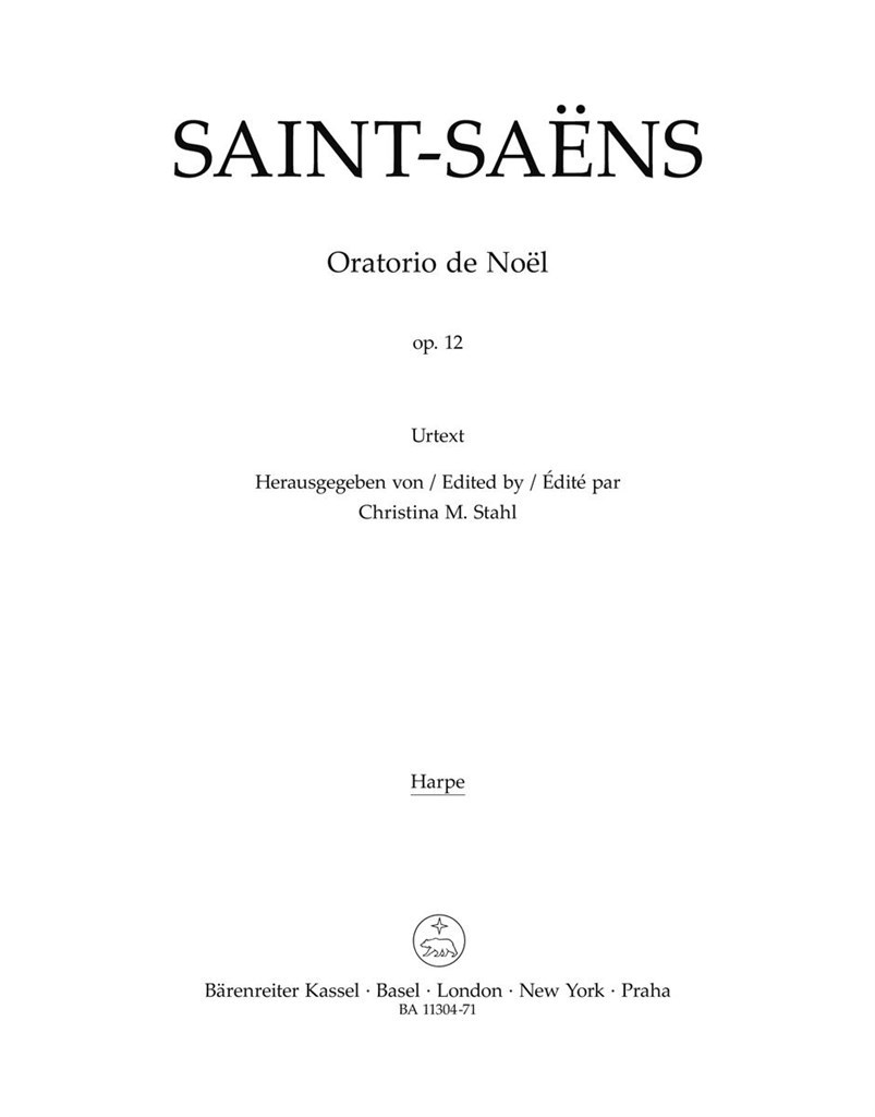 Oratorio de Noël : Op. 12