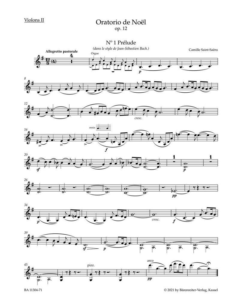 Oratorio de Noël : Op. 12
