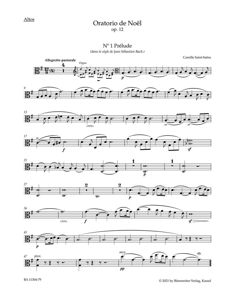 Oratorio de Noël : Op. 12