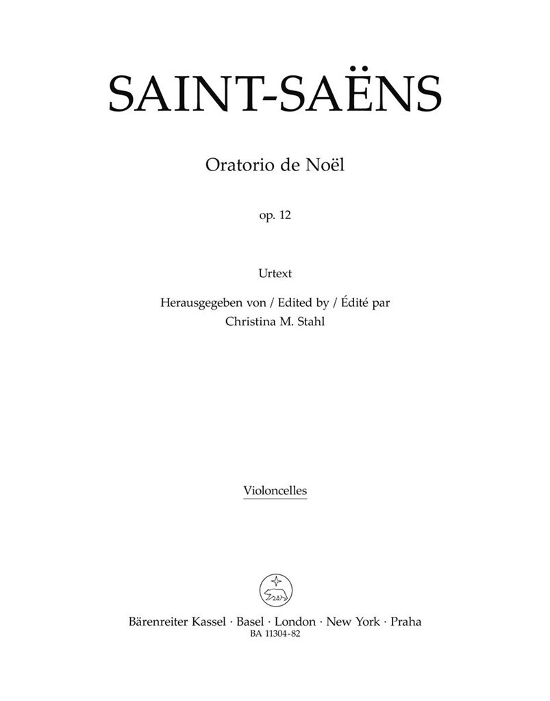 Oratorio de Noël : Op. 12