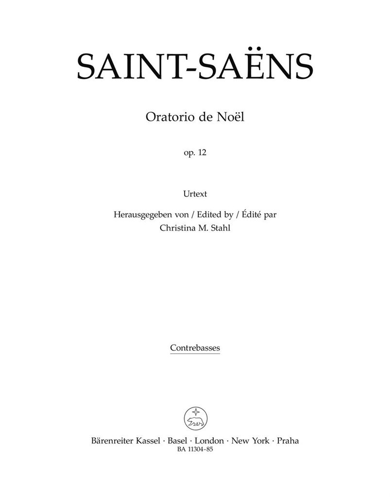 Oratorio de Noël : Op. 12