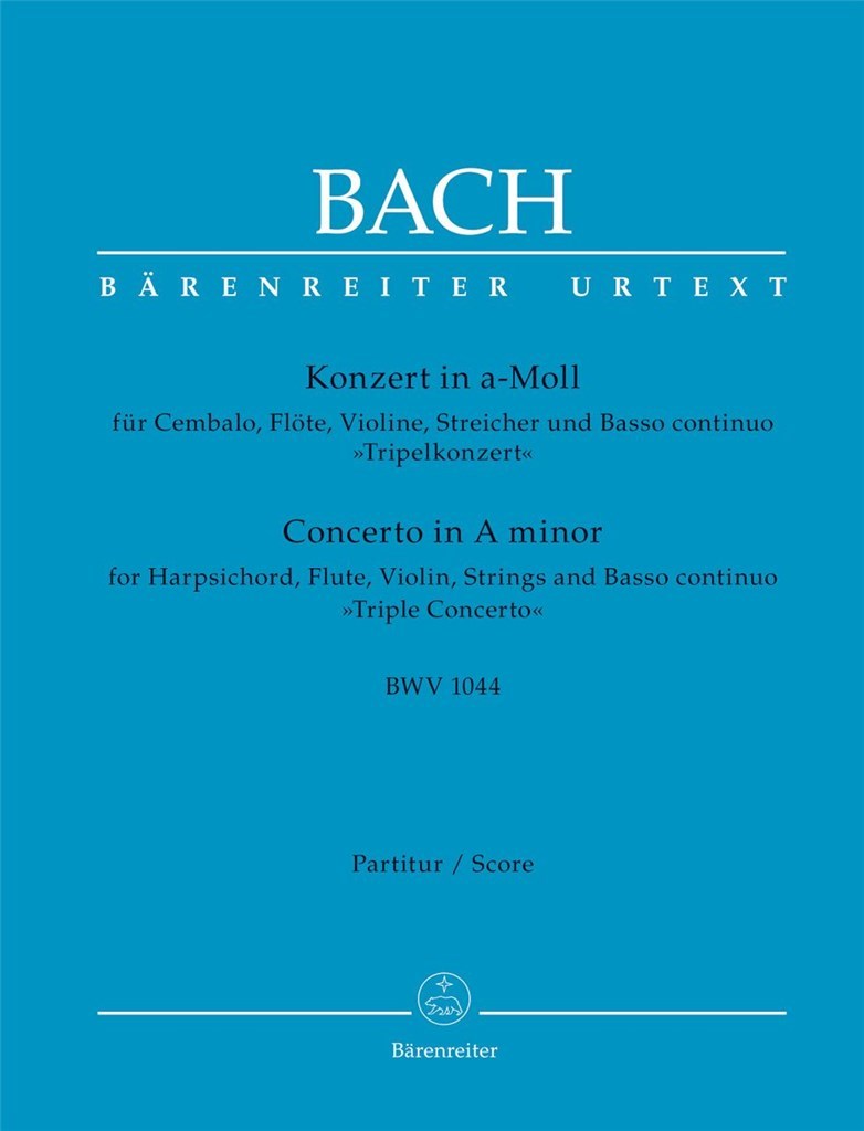Concerto in A minor BWV 1044 : Triple Concerto