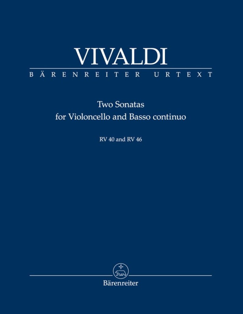 Two Sonatas for Violoncello and Basso contiuo : RV 40, RV 46
