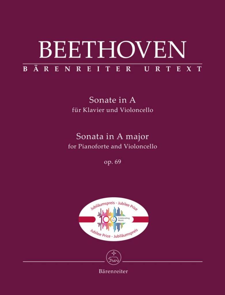 Sonata for Pianoforte and Cello A major op. 69