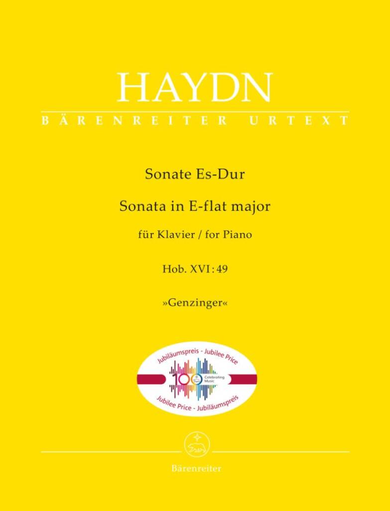 Sonata for Piano E-flat major "Genzinger"