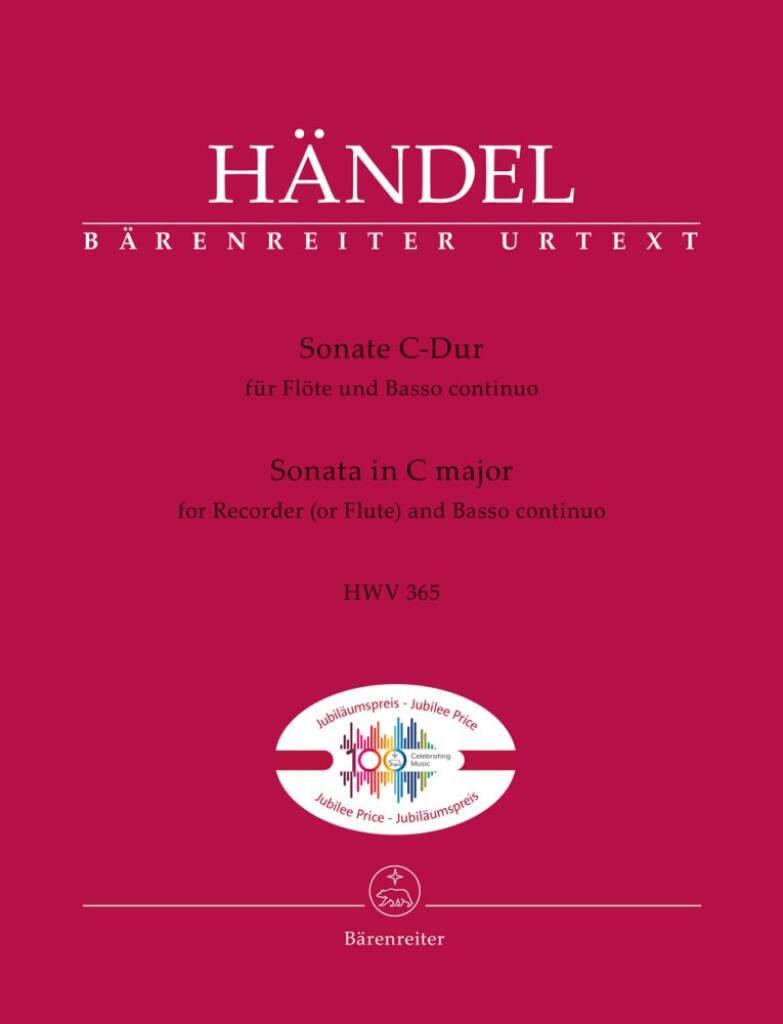 Sonata for Flute and Basso continuo C major