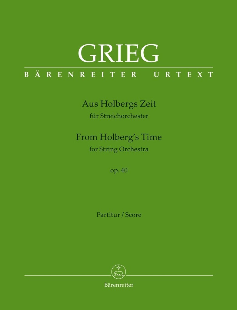 Aus Holbergs Zeit Op. 40
