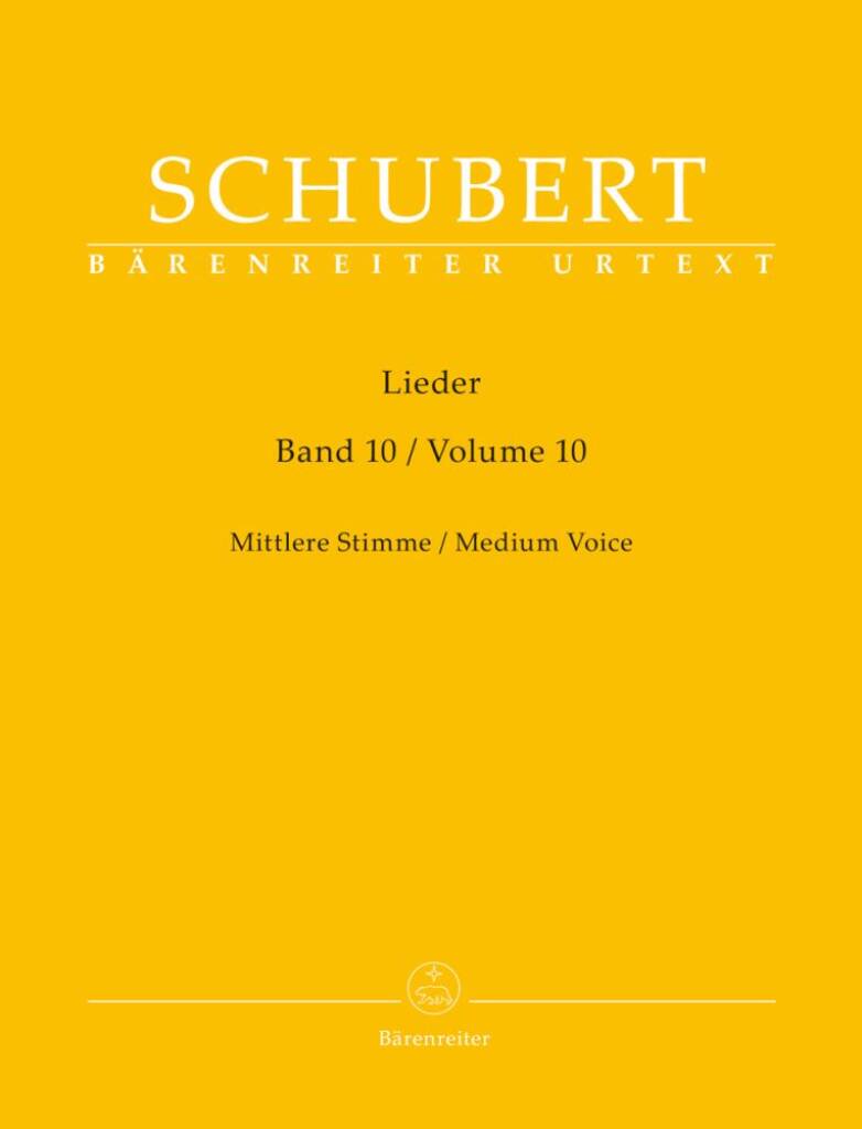 Lieder, Volume 10 Medium voice, Piano