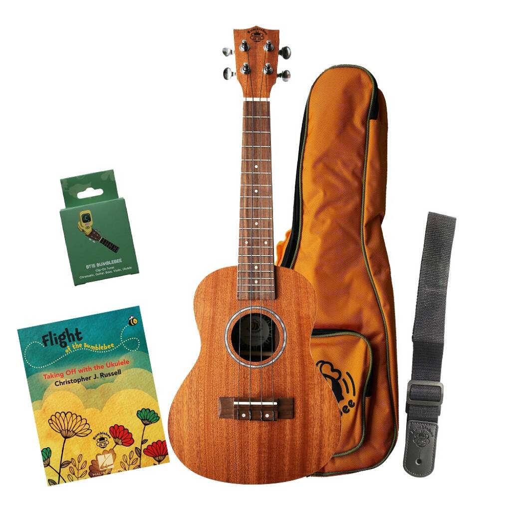 Bumblebee BUC30 Concert Ukulele pakke - engelsk sprog