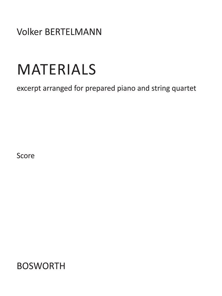 Hauschka (Bertelmann) Materials (Taranczewski)