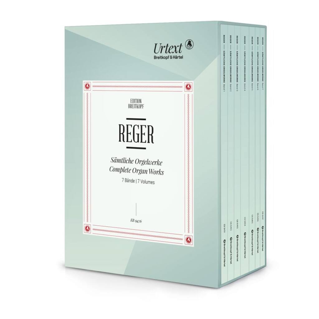 Complete Organ Works : Urtext on the basis of the Reger Complete Edition - 7 Volumes in Slipcase