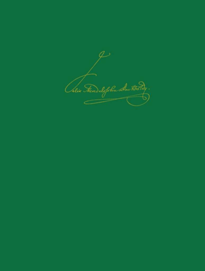 Leipziger Ausgabe der Werke von Mendelssohn : Serie III Bd. 8 Kammermusikwerke Weiterer Besetzungen