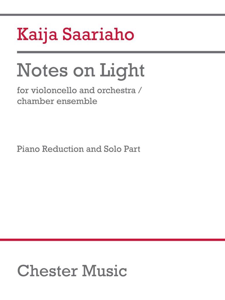 Notes on Light (Piano Reduction)