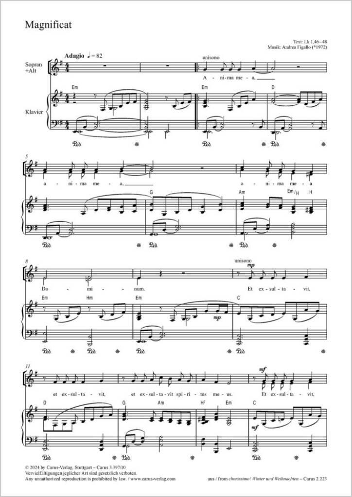 Magnificat : E minor