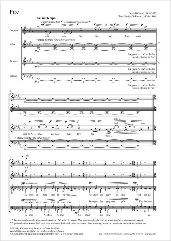 Fire : F minor