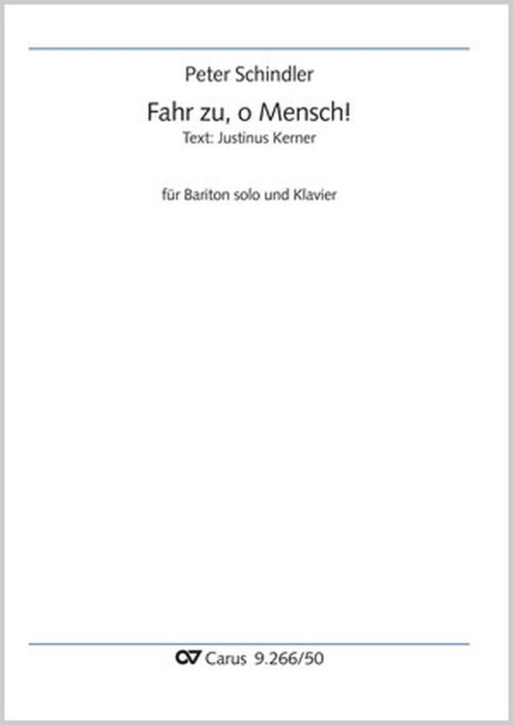 Fahr zu, o Mensch! : from: Sonne, Mond und Sterne