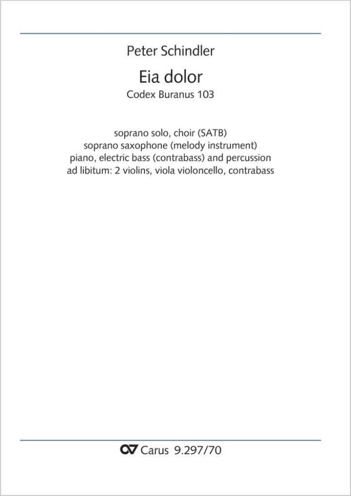 Eia dolor : from: Perpetuum mobile - Songs from the Codex Buranus