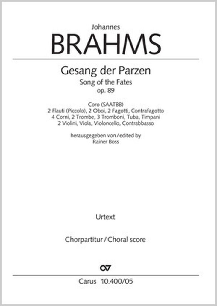 Song of the Fates : Op. 89