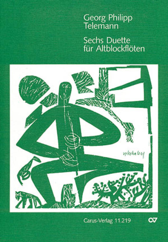 Sechs Duette für Altblockflöten