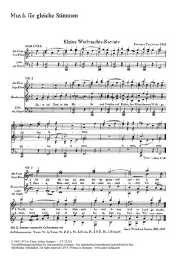 3 Chorsätze Becker-Foss, Kretzschmar und Tzschoppe : für Kinderchor