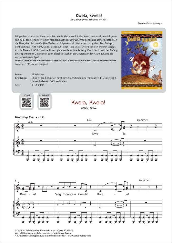 Kwela, Kwela! : from: Kwela, Kwela! Ein afrikanisches Märchen mit Pfiff