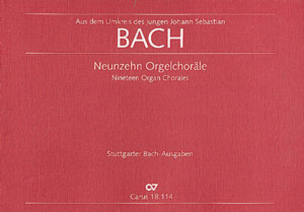 Orgelchoräle aus dem Umkreis des jungen Bach