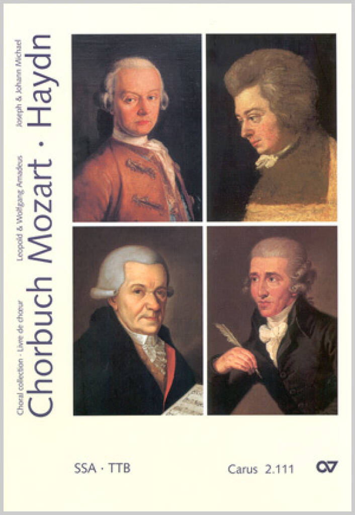 Chorbuch Mozart-Haydn I -geistliche Werke SSA-TTB