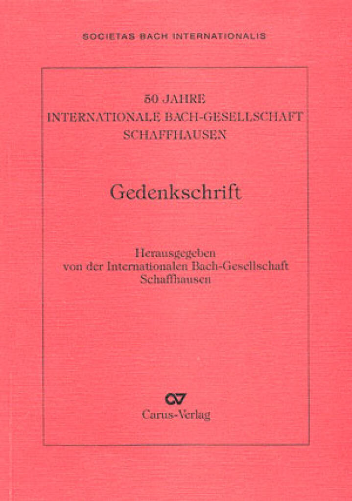 Gedenkschrift 50 Jahre IBGS