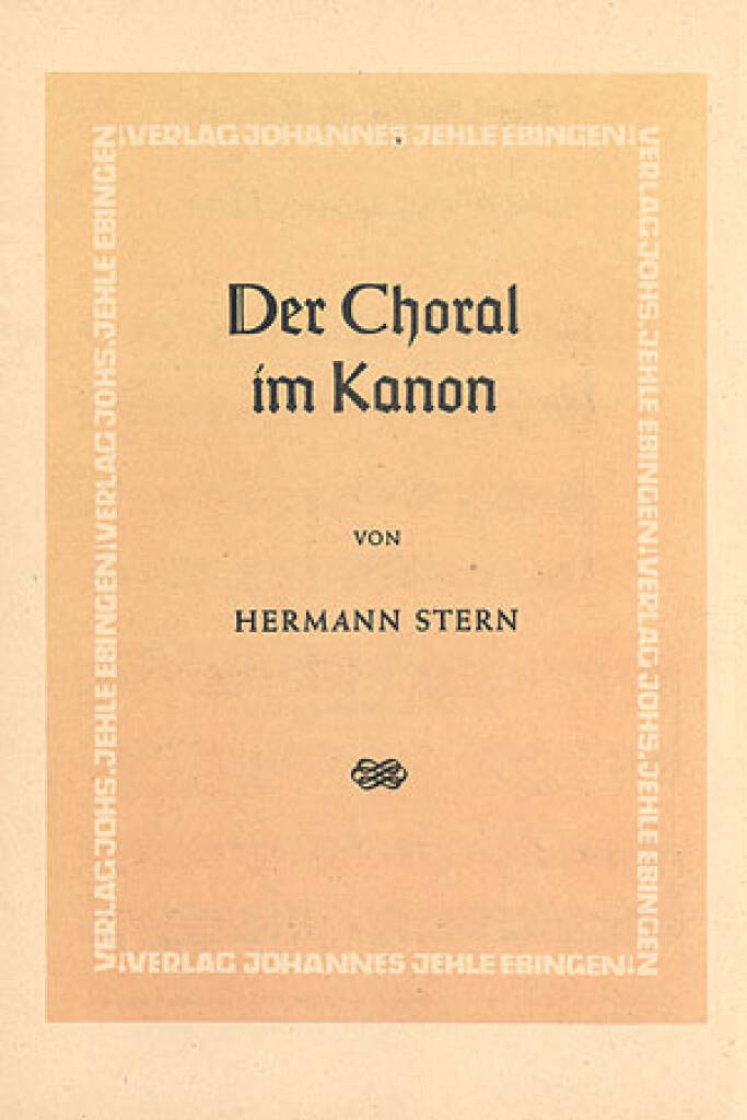 Stern: Der Choral im Kanon