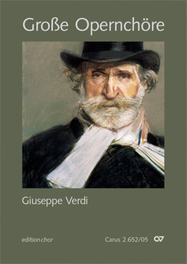 Chorbuch Große Opernchöre - Giuseppe Verdi : editionchor