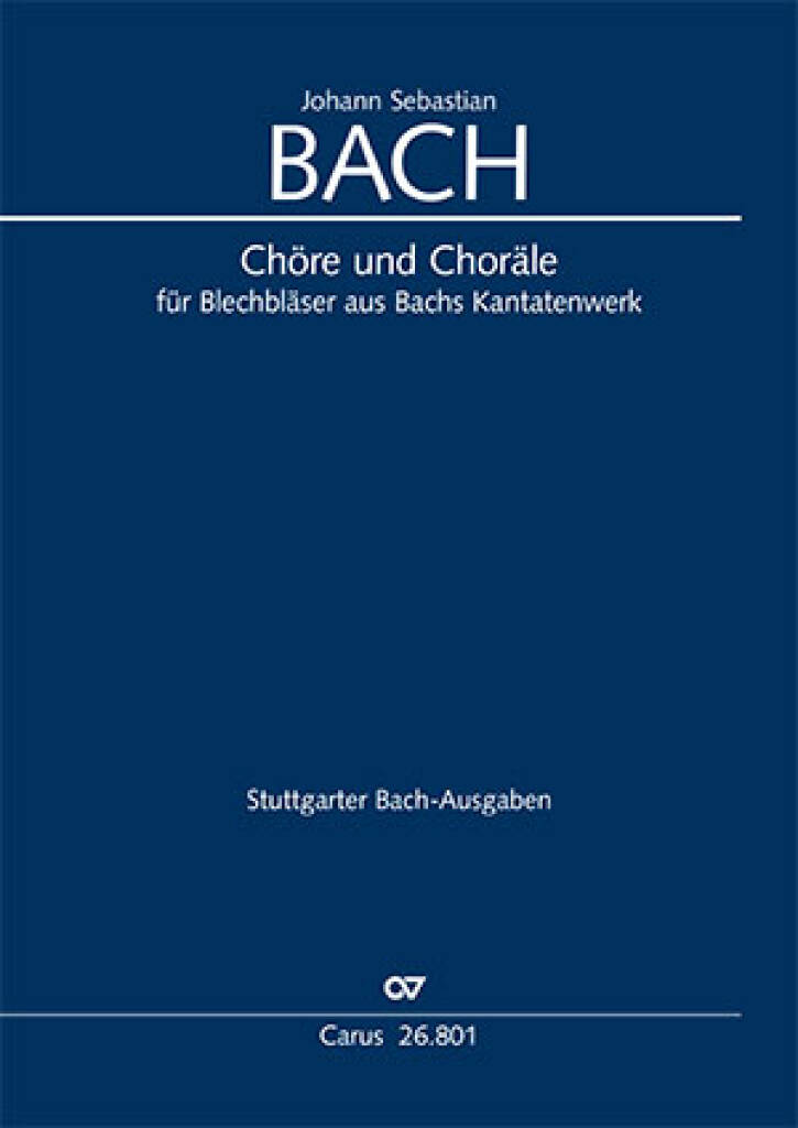 42 Chöre und Choräle für Blechbläser : aus Bachs Kantatenwerk