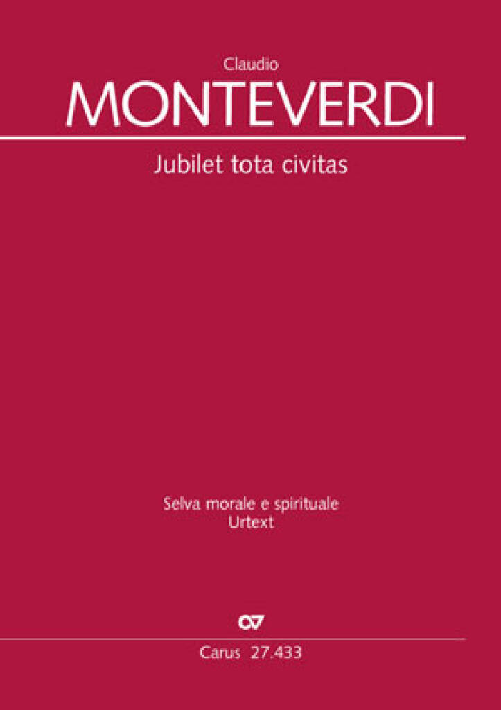 Jubilet tota civitas : aus: Selva morale et spirituale SV 286
