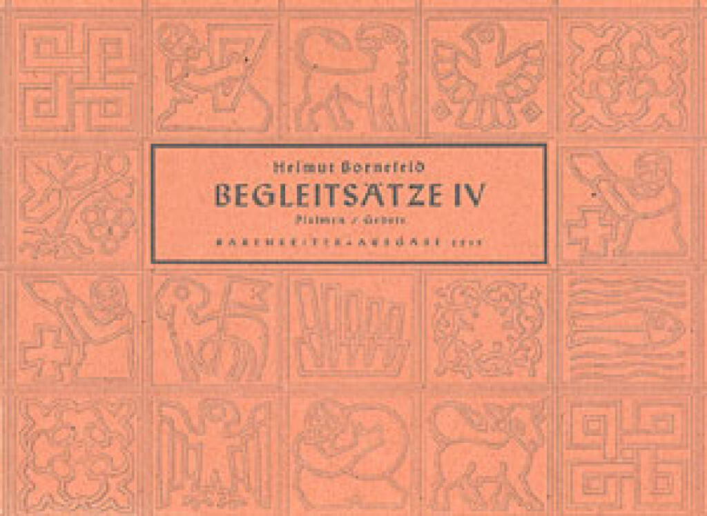 Bornefeld: Begleitsätze IV [Psalmen, Gebete]