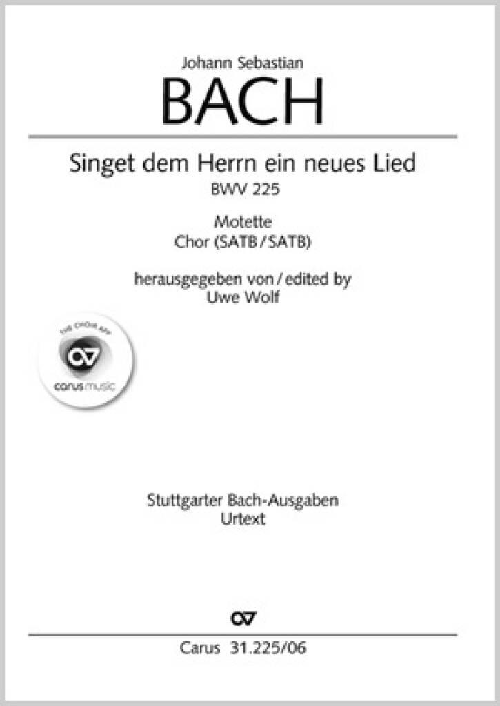 Singet dem Herrn ein neues Lied : B-Dur