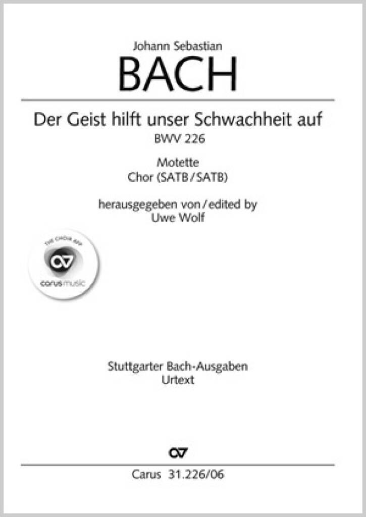 Der Geist hilft unser Schwachheit auf : B-Dur
