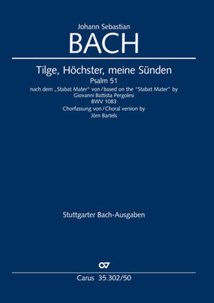 Tilge, Höchster, Meine Sünden : Psalm 51
