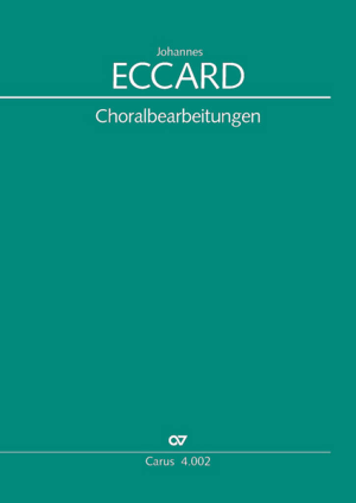 Eccard: 29 Choralbearbeitungen